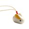 Generic Ceramic Rabbit Ornament Hand-painted Crafts Bag Decoration Cute Hanging Bunny Rabbit Animal Student Supplies